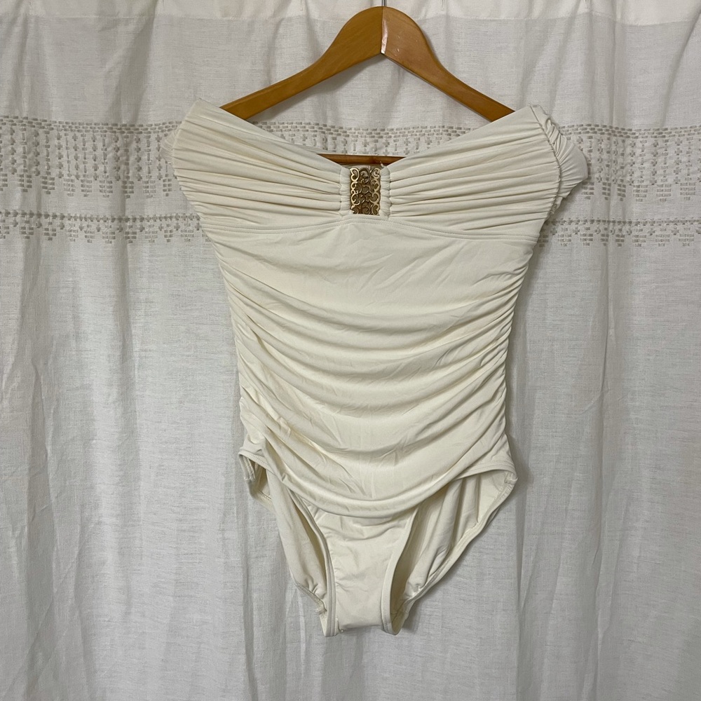 CARMEN MARC VALVO-MALAWI KINGDOM BANDEAU ONE-PIECE
